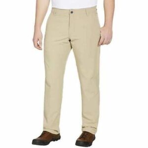 HI-TEC Men's Cross Functional Performance Pants KHAKI 40X32 Golf Athletic